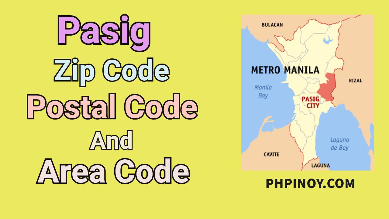 Pasig ZIP Codes List - PHPinoy